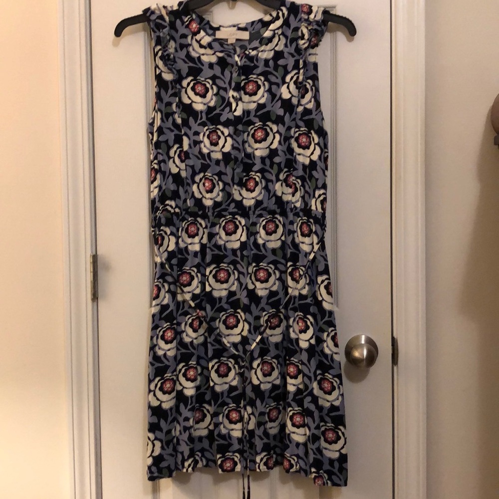 Floral shirt dress